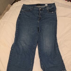Banana Republic Women's Straight Leg Jeans in Blue